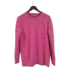 J.CREW Pink Cashmere Sweater Size Small/ Medium Oversized Relaxed Fit Pullover